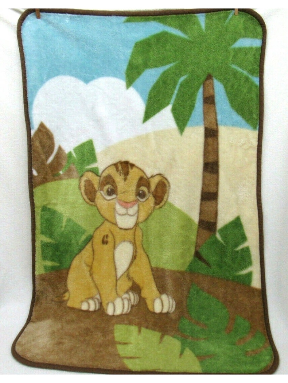 Disney Baby Lion King Simba Plush Fleece Baby Blanket 30” x 45”